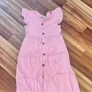 IMG Kids Pink Button-Down Dress
